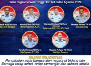 6 Pati TNI Angkatan Udara Pensiun, 2 di Antaranya Marsekal Muda