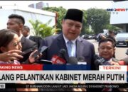 Menteri Prabowo-Gibran Kompak Pakai Dasi Biru Muda