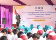 Pj Ketua TP PKK Jateng Peringati Hari CTPS Bersama Ratusan Anak SD di Pekalongan