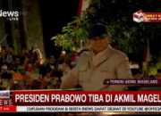 Presiden Prabowo Tiba di Akmil Magelang