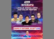 Saksikan INTERUPSI Loyalis hingga Artis Jadi Calon Menteri Bersama Davie Pratama, Immanuel Ebenezer, Feri Amsari, dan Narasumber Lainnya, Malam Ini Pukul 20.00 WIB, Live hanya di iNews