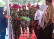 HUT ke-79 Korps Marinir, Dankormar Apresiasi Brigif 4 Mar Gelar Baksos di Lampung