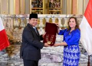 Prabowo Terima Penghargaan Grand Cross of the Order of the Sun of Peru