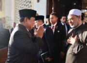 Tiba di Mesir, Prabowo Temui Grand Syekh Al-Azhar di Kairo
