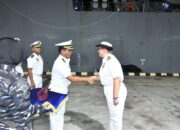 3 Kapal Perang Prancis dan 1 Kapal Perang Australia Tiba di Pelabuhan Benoa Bali