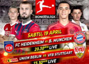 Live di iNews Malam Ini, Heidenheim vs Bayern Munchen dan Union Berlin vs Stuttgart