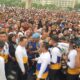 Bersama Kapolri, Ribuan Warga Tumpah Ruah Hadiri HUT Bhayangkara di CFD Jakarta