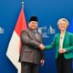 Prabowo dan Presiden Komisi Eropa Percepat Perjanjian Kemitraan Ekonomi IEU-CEPA